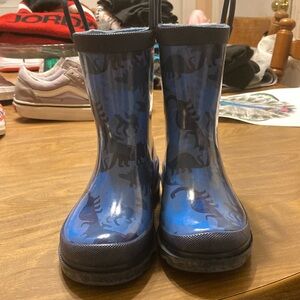 Lily & Dan Dinosaur Boys Rain Boots